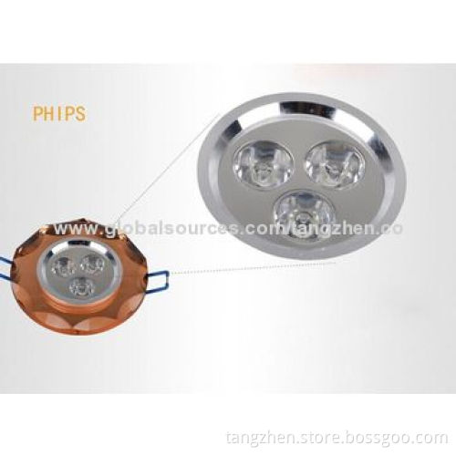 3W LED spot light, LED crystal ceiling spotlights energy-saving lamps light backdrop
